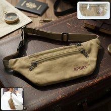 Multipurpose Canvas Waist Pouch Sling Bag (1 Pc) - justgrabit.in | Just Grab It