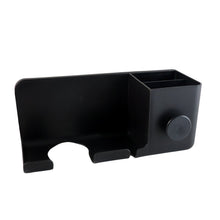 Wall Mounted Hair Dryer Holder with Multipurpose Organizer Shelf and Hook - justgrabit.in | Just Grab It