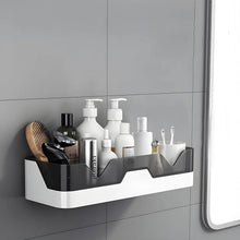 Wall Mounted Self Adhesive Plastic Storage Shelf (1 Pc) - justgrabit.in | Just Grab It