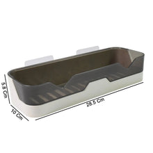 Wall Mounted Self Adhesive Plastic Storage Shelf (1 Pc) - justgrabit.in | Just Grab It