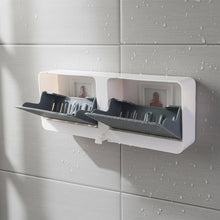 Wall Mounted 4 - Compartment Bathroom Storage & Soap Holder - justgrabit.in | Just Grab It