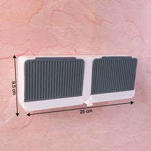 Wall Mounted 4 - Compartment Bathroom Storage & Soap Holder - justgrabit.in | Just Grab It
