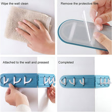 Foldable Rotating Wall - Mounted Multipurpose Hook Rack (1 Pc) - justgrabit.in | Just Grab It
