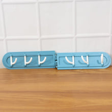 Foldable Rotating Wall - Mounted Multipurpose Hook Rack (1 Pc) - justgrabit.in | Just Grab It