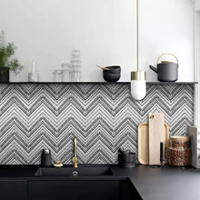 Waterproof Chevron Pattern Wall Sticker 45cm x 3meter (1 Pc) - justgrabit.in | Just Grab It