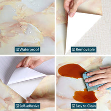 Marble Pattern Wallpaper Roll - 40cm x 1 meter (1 Pc) - justgrabit.in | Just Grab It