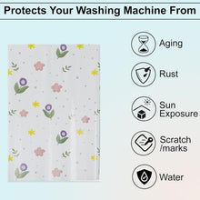 Printed Protective Washing Machine Cover for Top Load (55 × 58 × 87 cm) - justgrabit.in | Just Grab It