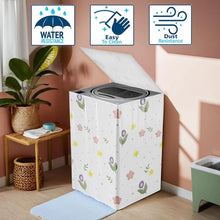 Printed Protective Washing Machine Cover for Top Load (55 × 58 × 87 cm) - justgrabit.in | Just Grab It