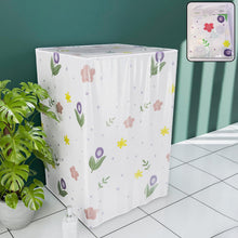 Printed Protective Washing Machine Cover for Top Load (55 × 58 × 87 cm) - justgrabit.in | Just Grab It