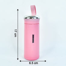 Water Bottle 400 ML Leak Proof Glass Bottle for Daily Water Intake 1 Pc - justgrabit.in | Just Grab It