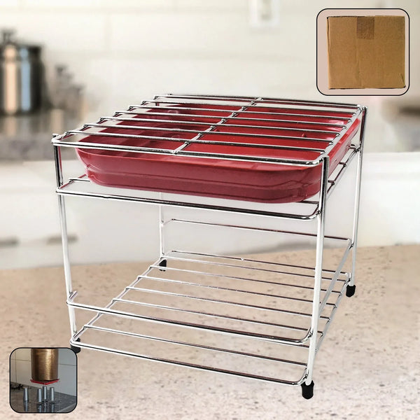 Premium Stainless Steel Multipurpose Utensils Storage Stand Set - justgrabit.in | Just Grab It