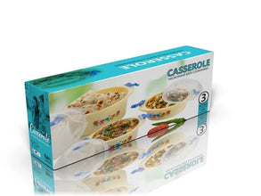 Hot N Fresh Insulated Plastic Casserole Gift Set (3 Pieces) - Justgrabit Inc.