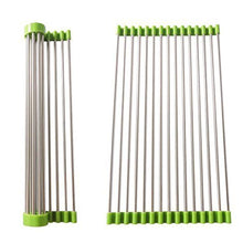FOLDABLE DRAIN RACK KITCHEN SINK ROLL UP DISH DRYING RACK PORTABLE DISH RACK - justgrabit.in | Just Grab It