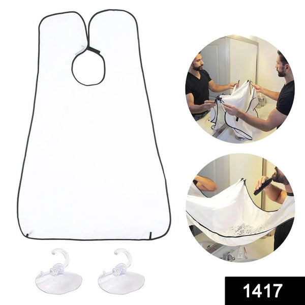 Beard Apron Hair Clippings Catcher Grooming Bib - Justgrabit Inc.