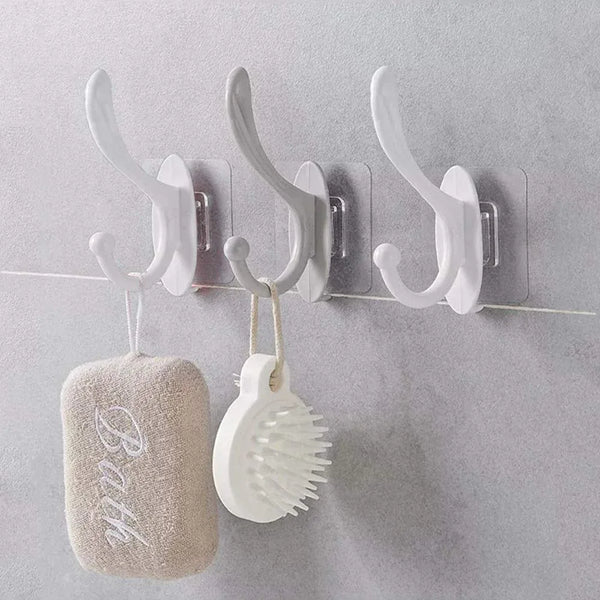 Self Adhesive Plastic Wall Hook for Home - Justgrabit Inc.