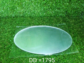 Oval Shape 3D Mirror Sticker (2 Pc Set) - Justgrabit Inc.