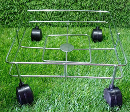 Ss Square Oil Stand For Carrying Oil Bottles And Jars Easily Without Any Problem. - Justgrabit Inc.