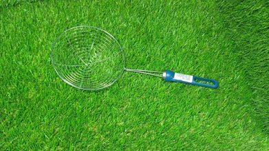 Round Stainless Steel Deep Fry / Mesh Strainer - Justgrabit Inc.
