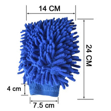 Microfiber Wash and Dust Chenille Mitt Cleaning Gloves - Justgrabit Inc.