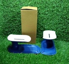 Plastic Double Layer Soap Dish Holder| Decorative Storage Holder Box for Bathroom, Kitchen, Easy Cleaning ,Soap Saver. - Justgrabit Inc.
