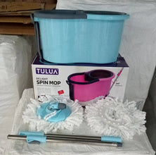 Quick Spin Mop Plastic spin, Bucket Floor Cleaning, Easy Wheels & Big Bucket, Floor Cleaning Mop with Bucket - Justgrabit Inc.