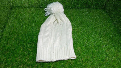Men's and Women's Skull Slouchy Winter Woolen Knitted Black Inside Fur Beanie Cap. - Justgrabit Inc.