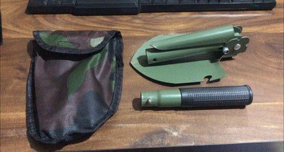 Portable Camping Hiking Garden Mini Folding Shovel with Case - Justgrabit Inc.