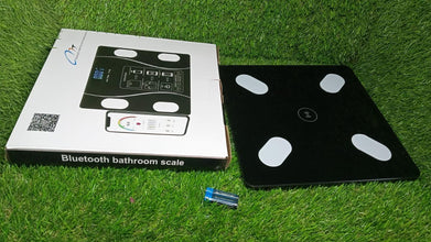 Bluetooth Body Fat Scale Digital Smart Body Weight Scale iOS and Android App to Manage Body Weight, Body Fat, Water, Muscle Mass, BMI, BMR, Bone Mass and Visceral Fat with BMI Scale - Justgrabit Inc.