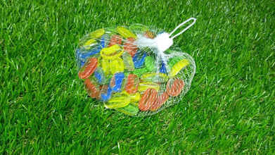 Glass Gem Stone, Flat Round Marbles Pebbles for Vase Fillers, Attractive pebbles for Aquarium Fish Tank. - Justgrabit Inc.