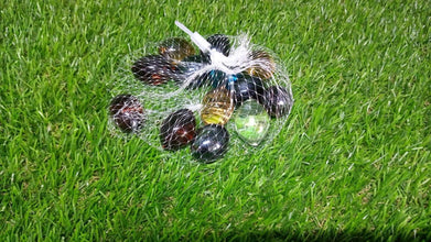 Glass Gem Stone, Flat Round Marbles Pebbles for Vase Fillers, Attractive pebbles for Aquarium Fish Tank. - Justgrabit Inc.
