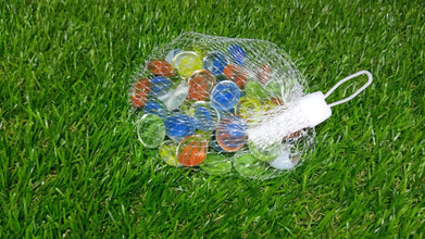 Glass Gem Stone, Flat Round Marbles Pebbles for Vase Fillers, Attractive pebbles for Aquarium Fish Tank. - Justgrabit Inc.