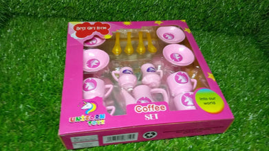 Tickles Tea toy Set | Coffee Kitchen Plastic Set Toy for Kids, Boys & Girls (15Pcs) - Justgrabit Inc.
