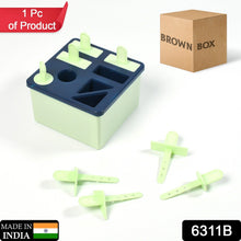 Plastic Kulfi Mold, Kulfi Molds 8 pcs Tray Ice Cream Mold (Brown Box) - justgrabit.in | Just Grab It