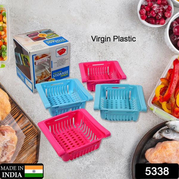 Virgin Freeze Storage Unbreakable Adjustable basket with Extra Storage - justgrabit.in | Just Grab It