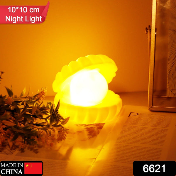 Pearl Shell Night Lamp Decorate Desk Lights For Bedroom & Home - justgrabit.in | Just Grab It