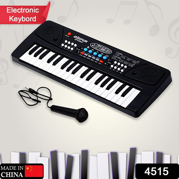 Piano Musical Keyboard With Mic 37 Music Key Keyboard For Kids Toy - justgrabit.in | Just Grab It