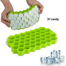 Flexible Silicone Ice Cube Tray, 37 Small Cubes , Fridge Use - justgrabit.in | Just Grab It