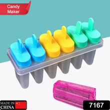 Ice Candy Maker Upgrade sicle Molds Sets 6 Ice Makers Reusable Ice Lolly Cream Mold Home - Made sicles Mould with Stick - Justgrabit Inc.