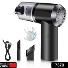 2 in 1 Wireless Vacuum Cleaner – 120W Handheld USB Rechargeable for Home & Car (1 Pc) - Justgrabit Inc.