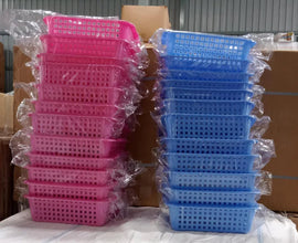 Plastic Small Size Cane Fruit Baskets - Justgrabit Inc.