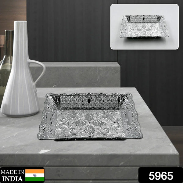 Decorative Mukhwas & Dry Fruit Serving Tray – Fancy Candy Plate - Justgrabit Inc.