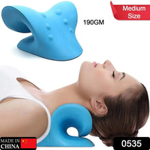 Neck Relaxer | Cervical Pillow for Neck & Shoulder Pain | Chiropractic Acupressure Manual Massage | Medical Grade Material | Recommended by Orthopaedics - justgrabit.in | Just Grab It