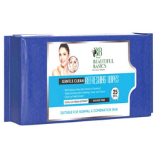 Refreshing Wet Wipes for Face | Facial Cleansing | Refreshing & Skin Hydration| Soothing for skin | pH Balance & Alcohol Free | Nourishing with Fruit extract | 25 Wipes - Justgrabit Inc.