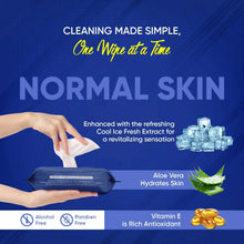 Refreshing Wet Wipes for Face | Facial Cleansing | Refreshing & Skin Hydration| Soothing for skin | pH Balance & Alcohol Free | Nourishing with Fruit extract | 25 Wipes - Justgrabit Inc.