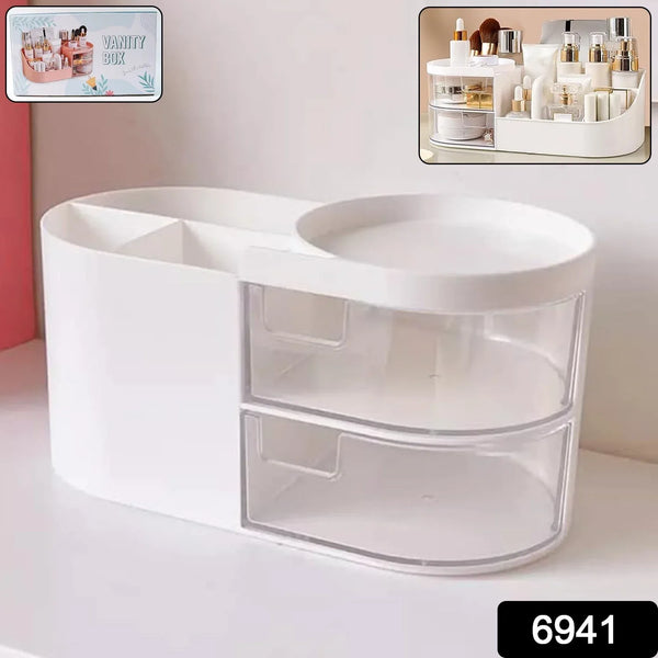 Multi - Functional Plastic Vanity Storage Box - Justgrabit Inc.