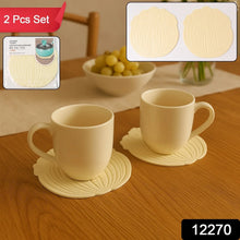 Silicone Leaf Design Coaster Set (2 Pc) - Justgrabit Inc.
