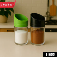 Apex Slant - Lid Kitchen Storage Jar Set (2 Pc) - Justgrabit Inc.