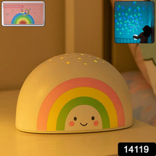 Rainbow projector LED Night Light for Kids (1 Pc (Music is not playing) - Justgrabit Inc.