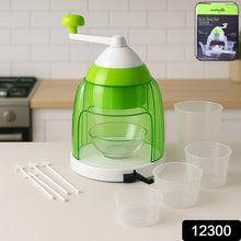 Manual Ice Crusher & Snow Cone Maker with Hand Crank - Justgrabit Inc.
