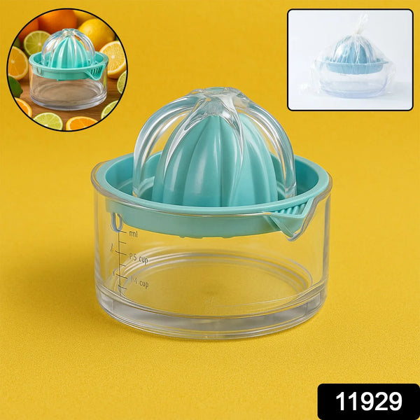 Manual Citrus Fruit Juicer with Measuring Cup - Justgrabit Inc.